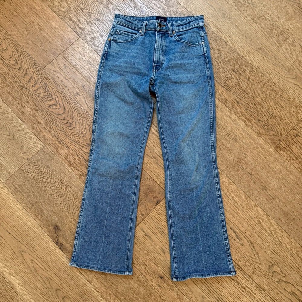 Khaite Vivian cropped bootcut jeans 28